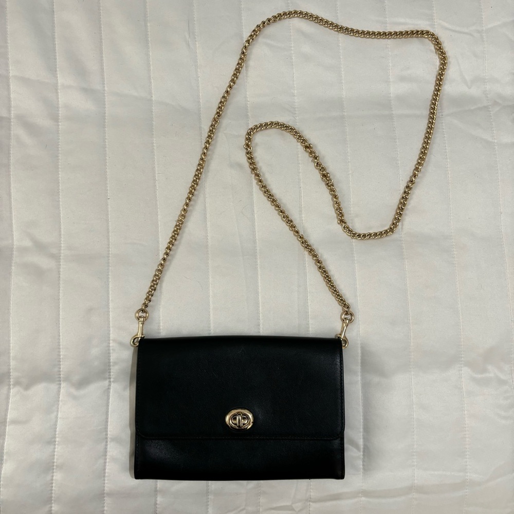 Coach Turnlock Chain Crossbody
